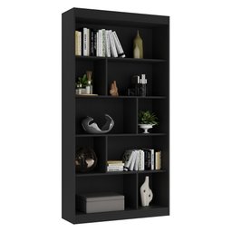 Estante para Livros 4 Prateleiras 181cmx93cm Home Office Espresso Móveis - 2