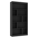 Ver imagem 4 de Estante de Livros 93CMX181CM 4 Prateleiras Home Office Espresso Móveis Preto