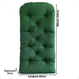 Almofada Acquablock para Cadeira Área e Jardim Tam.120x60 - 5