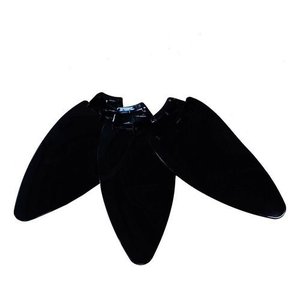 Jogo Hélice 3 Pás P/ventilador Teto Aliseu Smart Black Preto