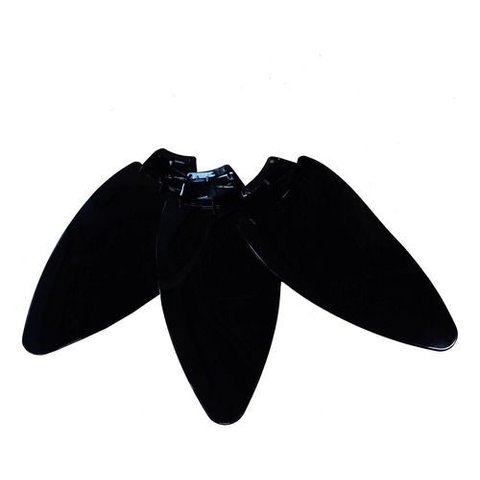 Jogo Hélice 3 Pás P/ventilador Teto Aliseu Smart Black Preto