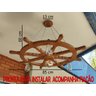 Lustre Luminária Pendente 85cm Leme De Navio Rústico 4B - 2