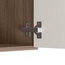 Ver imagem 4 de Paneleiro Kali Premium 4 Portas 3 Prateleiras MDF 70cm Off White Nicioli Móveis