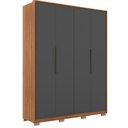 Ver imagem 2 de Guarda Roupa Casal 4 Portas com Pés Atore Demartez