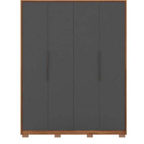 Guarda Roupa Casal 4 Portas com Pés Atore Demartez