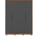 Ver imagem 1 de Guarda Roupa Casal 4 Portas com Pés Atore Demartez