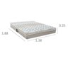 Cama Box Casal Colchões Castor Colchão 25x138x188cm de Molas Pocket Class Colchões Castor - 6