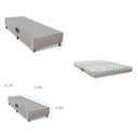 Ver imagem 2 de Cama Box Queen Colchões Castor Colchão 25x158x198cm de Molas Class Colchões Castor