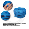 Corda Nylon Azul Multifilamento 8mm Rolo aprox 8kg - 2