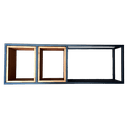 Ver imagem 3 de Nicho Multiuso de Parede Modelo Industrial Madeira e Ferro