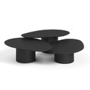 Ver imagem 3 de Conjunto Mesa de Centro Orgânica Stone em Madeira Preto