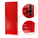 Ver imagem 2 de Porta Veneziana Alumínio 80 D. L25 Vermelho Brimak