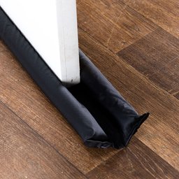 Protetor Veda Porta Impermeável 80 Cm  kit com 2 - Preto Mr Enxovais - 3