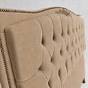 Ver imagem 3 de Cabeceira Greta 195cm Estofada Suede p/ Cama Box Casal King Quarto