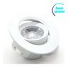Kit 15 Spot Led Branco 3w 6000k Redondo 65x65mm Embutir - 5