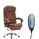 Ver imagem 2 de Cadeira de Escritório Presidente com Massagem e Apoio Aos Pés