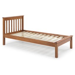 Cama Solteiro Inglesa em Madeira Maciça Mv Outlet Mel - 2
