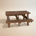 Ver imagem 4 de Mesa Ibiara Piquenique - 1,50m - Cor Marrom