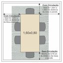 Ver imagem 7 de Conjunto Sala de Jantar Mesa Tampo MDF e Vidro e 6 Cadeiras Lottus