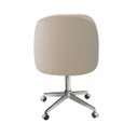 Ver imagem 3 de Poltrona Gaia Cadeira Giratória Rodizio Sala, Quarto, Escritório Recepção - Suede Bege Claro