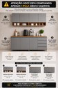 Ver imagem 4 de Cozinha Modulada Parte 1-3 100% MDF