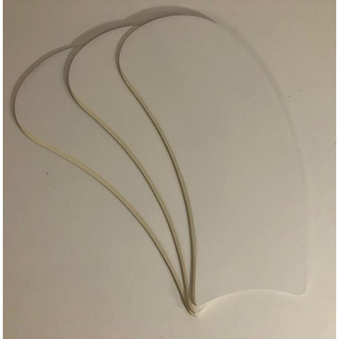 Jogo Com 3 Pás Mini-Art Brancas Para Ventiladores de teto Mademil