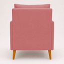 Ver imagem 4 de Kit 2 Poltronas Decorativas Serena Suede para Sala Recepção Escritório Conforto Luxo Contemporâneas