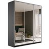 Guarda Roupa Casal 100% MDF BP com 3 Portas Espelho Zermatt - 2