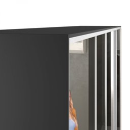 Guarda Roupa Casal 100% MDF BP com 4 Portas Espelhos Zermatt - 7