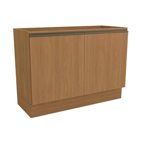 Balcão de Cozinha Modulado Maxxi G745 com 2 Portas sem Tampo 120cm Canela