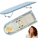 Ver imagem 1 de Tabua de Passar Roupa Portátil Dobrável Mesa com Porta Ferro Retrátil