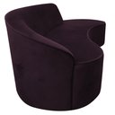 Ver imagem 6 de Sofá Curvo 4 Lugares 230cm Eron Braço Direito Veludo Roxo - Nexta Casa
