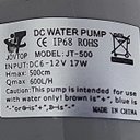 Ver imagem 2 de Bomba D'água Submersa 12v 600l/h Jt-500 + Fonte