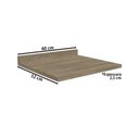 Ver imagem 2 de Tampo para Balcão de Cozinha 60cm Kappesberg E603-nogal