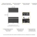 Ver imagem 7 de Armário de Compacta 2 peças Veneza Multimóveis MP2141.898 Preto/Branco