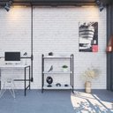 Ver imagem 6 de Kit 2 Estantes para Livros Industrial 3 Prateleiras 104cmx160cm Active Yescasa