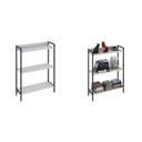 Ver imagem 2 de Kit 2 Estantes para Livros Industrial 3 Prateleiras 160CMX104CM Active Yescasa