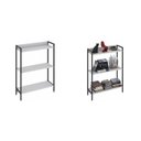 Ver imagem 2 de Kit 2 Estantes para Livros Industrial 3 Prateleiras 104cmx160cm Active Yescasa