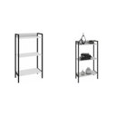 Ver imagem 2 de Kit 2 Estantes para Livros Industrial 3 Prateleiras 104CMX60CM Active Yescasa