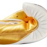 Luva de Boxe Profissional adidas Speed Tilt 750 em Couro - Branco e Dourado - 10 Oz - 6