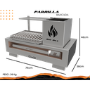 Ver imagem 2 de Churrasqueira Hotbox Parrilla - Grelha Argentina - Bancada