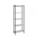 Ver imagem 6 de Kit 2 Estantes para Livros Altas Industrial Aço 5 Prateleiras 187cmx60cm Active Yescasa