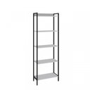Ver imagem 6 de Kit 2 Estantes para Livros Altas Industrial Aço 5 Prateleiras 187CMX60CM Active Yescasa
