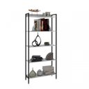 Ver imagem 7 de Kit 2 Estantes para Livros Altas Industrial Aço 5 Prateleiras 160CMX187CM Active Yescasa