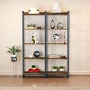 Ver imagem 1 de Kit 2 Estantes para Livros Altas Industrial Aço 5 Prateleiras 120CMX187CM Active Yescasa