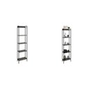 Ver imagem 2 de Kit 2 Estantes para Livros Altas Industrial Aço 5 Prateleiras 120CMX187CM Active Yescasa