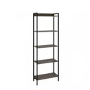 Ver imagem 7 de Kit 2 Estantes para Livros Altas Industrial Aço 5 Prateleiras 187cmx60cm Active Yescasa