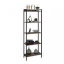 Ver mais imagens de Kit 2 Estantes para Livros Altas Industrial Aço 5 Prateleiras 120CMX187CM Active Yescasa