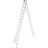 Escada de Alumínio Extensiva 2 X 14 Degraus 4.21 X 7.01 Metros Evald - 3