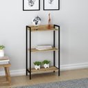 Ver imagem 5 de Kit 2 Estantes para Livros Industrial 3 Prateleiras 104cmx60cm Active Yescasa